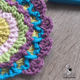 African Flower Patchwork Flowers Round 8