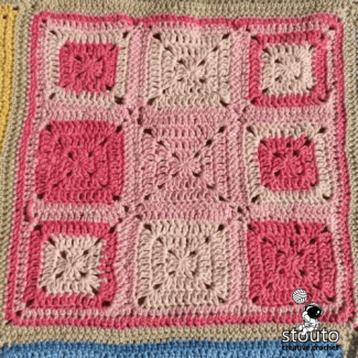 Crochet granny squares color.layout 4