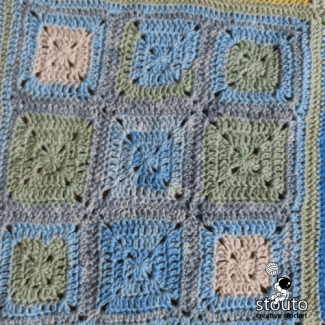 Crochet granny squares color.layout 4