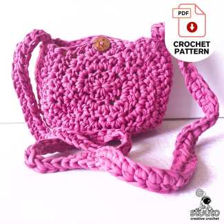 Chunky yarn Tshirt handbag