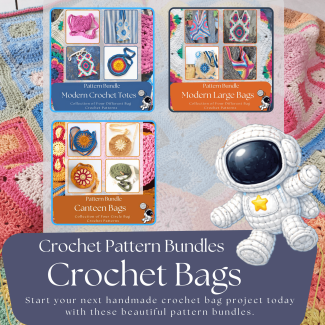Explore more crochet bag patterns, get your favorite crochet bag pattern bundle.