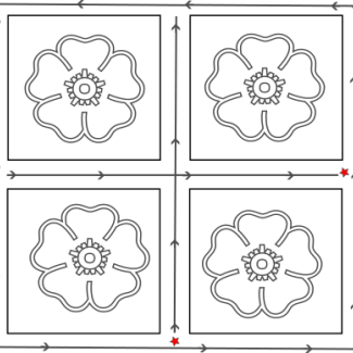 Direct of how to join small granny square