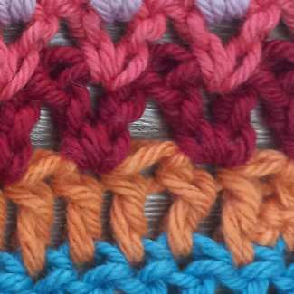 Row 77: Check your stitch count carefully. Refer to the notes for Row 16 for a reminder on checking stitch counts throughout the sampler