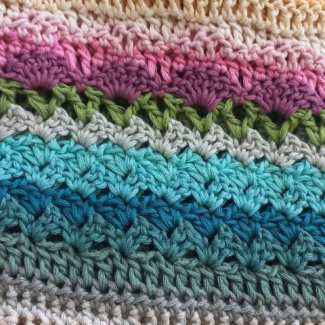 crochet saddle stitch example