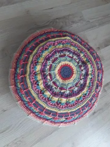 Crochet Pilliw case round