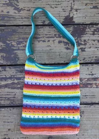 Unique crochet market bag