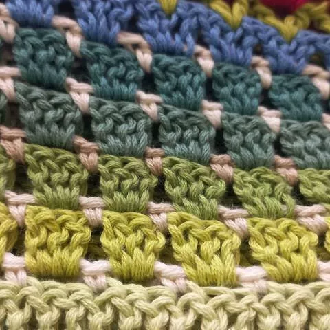 Shell and Basic Crochet Stitches Rows 130–141