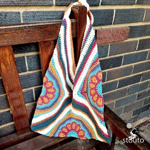 Modern flowers large oversized tote bag