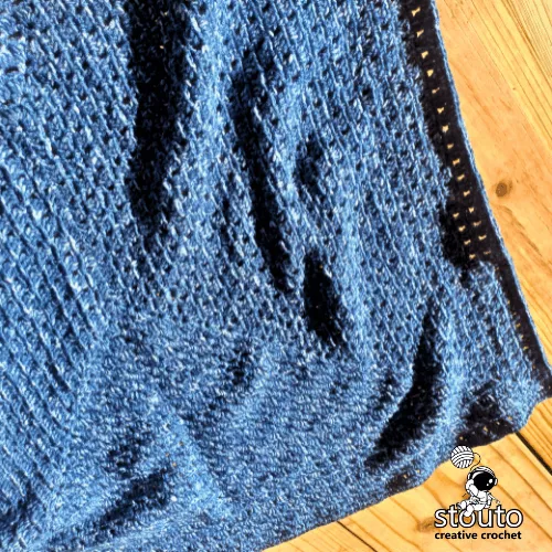 Budget-friendly crochet baby blanket free pattern using minimal yarn