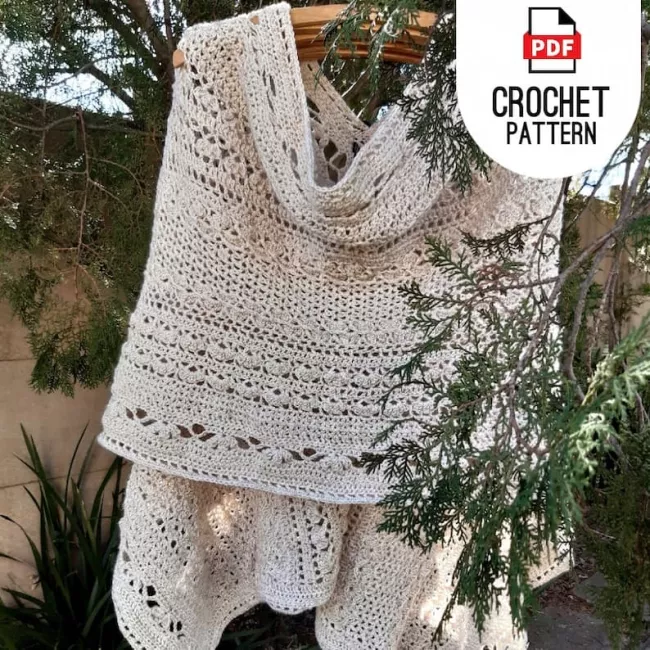 Crochet Scarf and Wrap Pattern for Fall Fashion