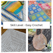 Easy crochet patterns suitable for relaxed crafting