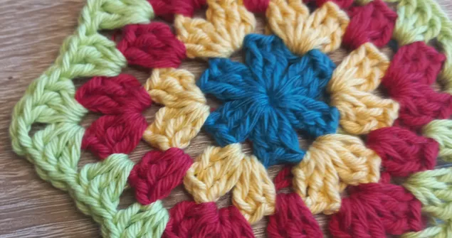 Easy Granny Stitch Hexagon