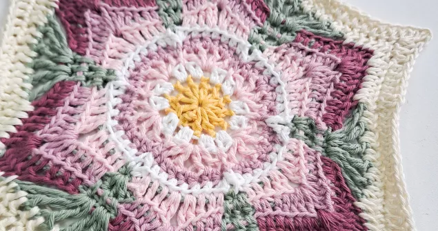 Amaryllis Belladonna Flower Square Hexagon