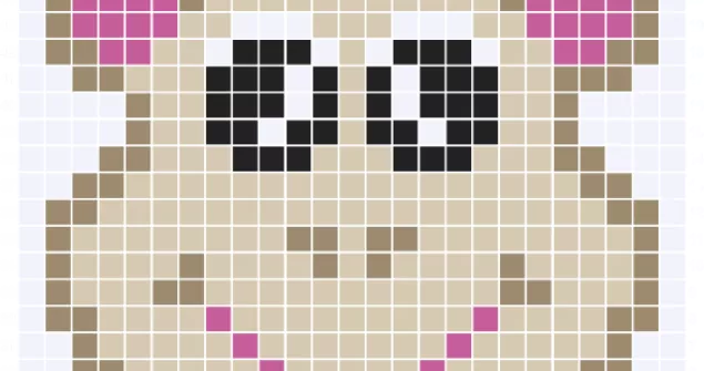 C2C Graph for Cartoon Monkey