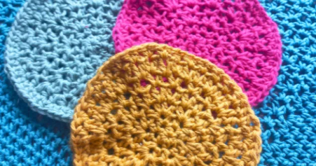 Spider Stitch Washcloth & Face Scrubbie Complete Crochet Tutorial