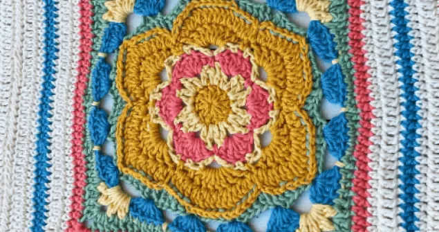 Big Flower Square – Free Crochet Pattern