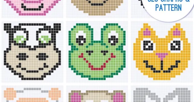 Crochet Adorable Animals C2C Afghan Squares for Your Next Blanket
