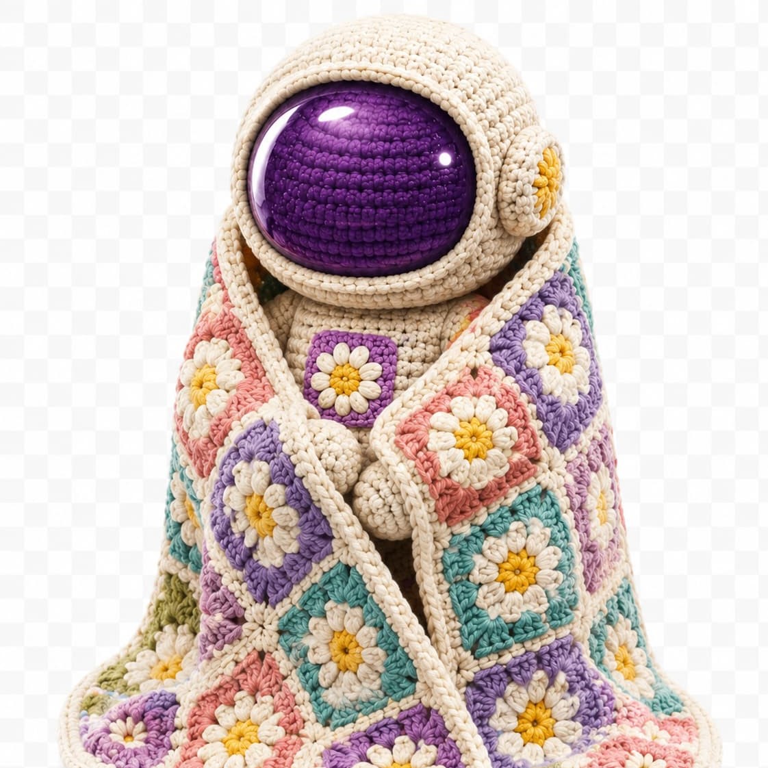 Home of the crochet striped stitch sampler blanket pattern
